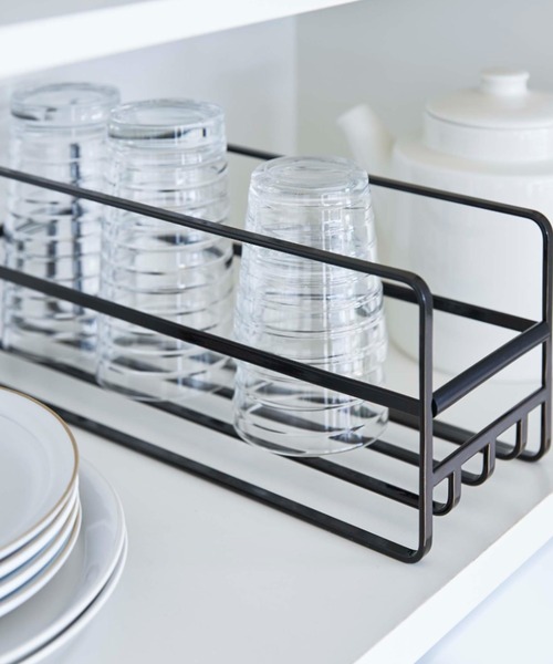 TIMELESS COMFORT（タイムレスコンフォート）の「tower　(タワー)　スリム　マグボトル＆コップラック（キッチン収納・レディース・ホワイト/ブラック・ONE SIZE）」の13枚目の写真