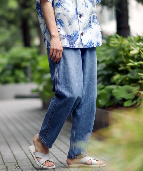 B.C STOCK(ベーセーストック)の「WIDE TAPERED PAINTER(デニムパンツ・メンズ・ネイビー/ブルー系その他・MEDIUM/LARGE/SMALL)」の2枚目の写真