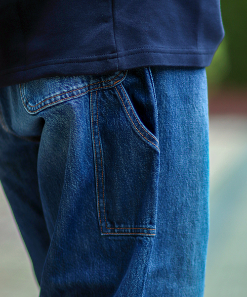 B.C STOCK(ベーセーストック)の「WIDE TAPERED PAINTER(デニムパンツ・メンズ・ネイビー/ブルー系その他・MEDIUM/LARGE/SMALL)」の17枚目の写真