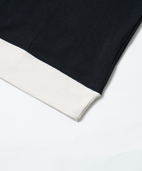 MILKFED.（ミルクフェド）の「BI COLOR L/S TEE（Tシャツ/カットソー・レディース・ライトブルー/ブラック/ベージュ/オフホワイト・ONE SIZE）」の8枚目の写真