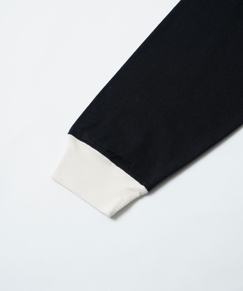 MILKFED.（ミルクフェド）の「BI COLOR L/S TEE（Tシャツ/カットソー・レディース・ライトブルー/ブラック/ベージュ/オフホワイト・ONE SIZE）」の9枚目の写真