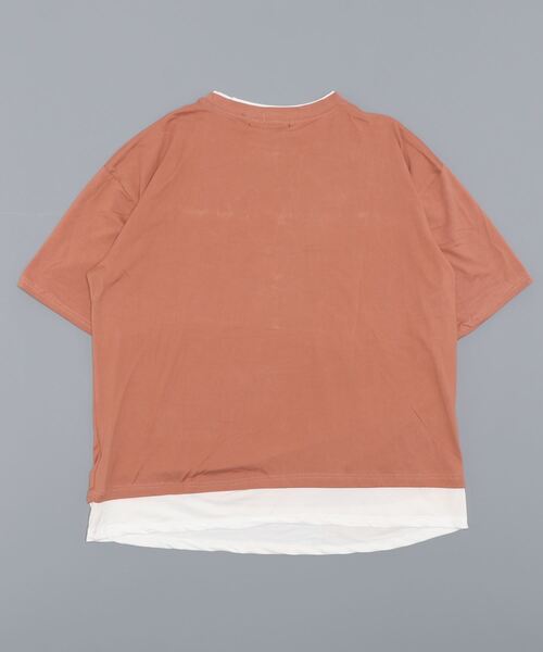 ARCHIVER(アーカイバ)の「【Bl】【LAnGe】フェイクレイヤードルーズシルエットTシャツ 韓国ファッション 韓国系(Tシャツ/カットソー・メンズ・ホワイト/ブラック/ネイビー/ブラウン/レッド系その他・LARGE/X-LARGE/MEDIUM)」の21枚目の写真
