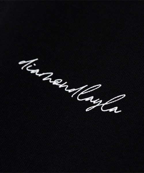 Diamond Layla(ダイアモンドレイラ)の「【Diamond Layla 】カーシブロゴ ショートスリーブティーシャツ(T64) / Cursive Logo Short Sleeve T-shirt T64(Tシャツ/カットソー・メンズ・ホワイト/ブラック・MEDIUM/LARGE/X-LARGE)」の11枚目の写真