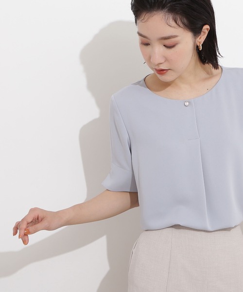 セール パールポイントブラウス シャツ ブラウス Natural Beauty Basic ナチュラルビューティーベーシック のファッション通販 Zozotown セール パールポイントブラウス シャツ ブラウス Natural Beauty Basic ナチュラルビューティーベーシック のファッション通販 Zozotown
