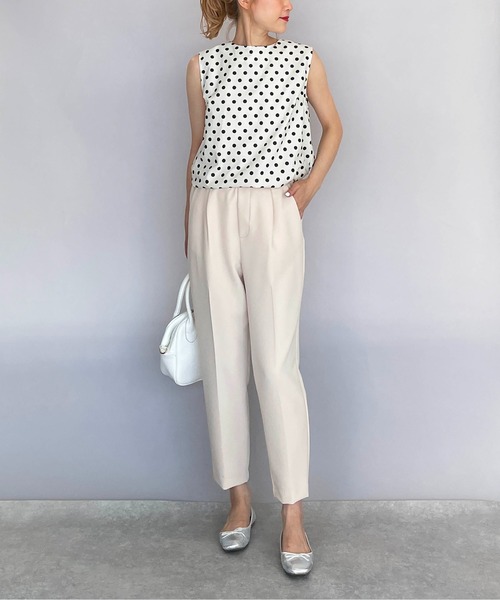 PICCIN PERLA（ピッチンペルラ）の「【セットアップ可能】後ろポケットパールパンツ（その他パンツ・レディース・ブラック/ネイビー/アイボリー・S/M）」の21枚目の写真