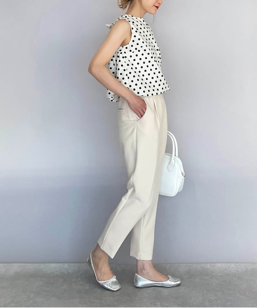 PICCIN PERLA（ピッチンペルラ）の「【セットアップ可能】後ろポケットパールパンツ（その他パンツ・レディース・ブラック/ネイビー/アイボリー・S/M）」の22枚目の写真