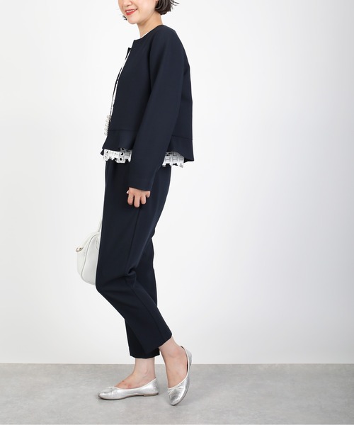 PICCIN PERLA（ピッチンペルラ）の「【セットアップ可能】後ろポケットパールパンツ（その他パンツ・レディース・ブラック/ネイビー/アイボリー・S/M）」の9枚目の写真