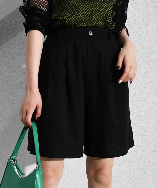 sango（sango）の「リネンタッチスラブキュロットパンツ（その他パンツ・レディース・ベージュ/ブラック/キナリ・FREE）」の15枚目の写真