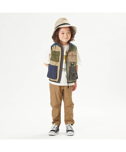 F.O.KIDS(エフオーキッズ)の「サイドポケットアウトドアパンツ_撥水加工(その他パンツ・キッズ・ベージュ/キャメル/ブラック/カーキ・100/110/80/90/130/140/120/95)」の8枚目の写真