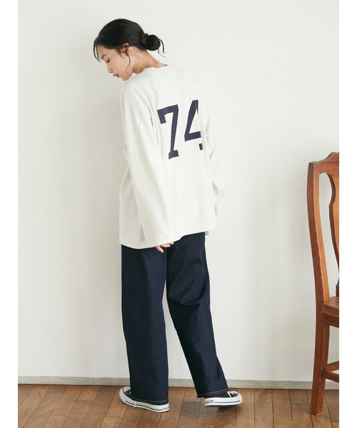 CRAFT STANDARD BOUTIQUE（クラフトスタンダードブティック）の「セミワイドパンツ　＊◆（デニムパンツ・レディース・ダークインディゴブルー/ライトインディゴブルー・S/M/L）」の15枚目の写真