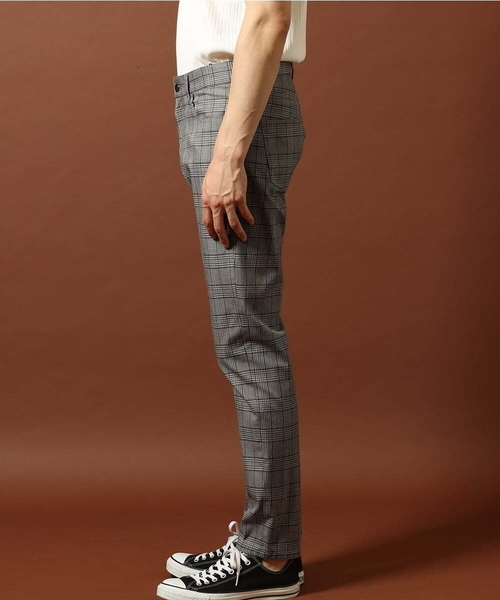 MK MICHEL KLEIN HOMME (エムケーミッシェルクランオム)の「チェックパンツ(チノパンツ・メンズ・グレー/レッド系その他・44/46/48/50)」の6枚目の写真