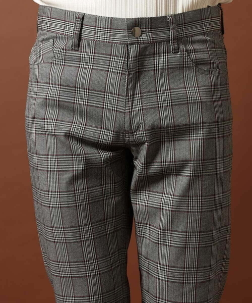 MK MICHEL KLEIN HOMME (エムケーミッシェルクランオム)の「チェックパンツ(チノパンツ・メンズ・グレー/レッド系その他・44/46/48/50)」の8枚目の写真