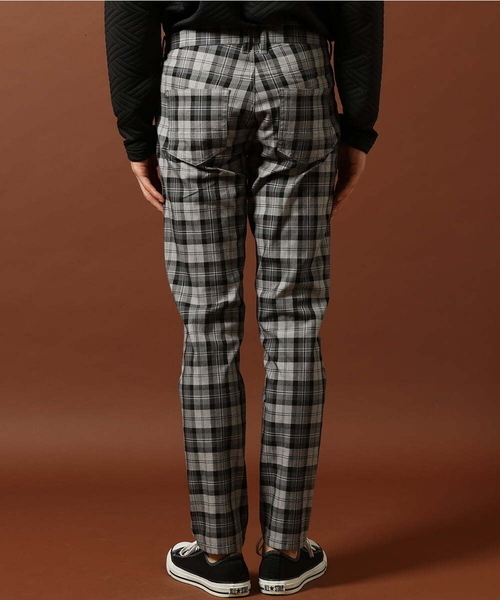 MK MICHEL KLEIN HOMME (エムケーミッシェルクランオム)の「チェックパンツ(チノパンツ・メンズ・グレー/レッド系その他・44/46/48/50)」の14枚目の写真