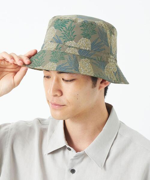reyn spooner(レインスプーナー)の「【別注】<reyn spooner×green label relaxing>バケットハット(ハット・メンズ・ブラック/ベージュ/ネイビー・FREE)」の2枚目の写真