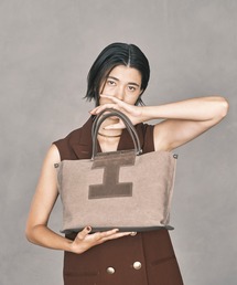 IACUCCI | ソルベット M CANVAS/SUEDE/CERVO(トートバッグ)