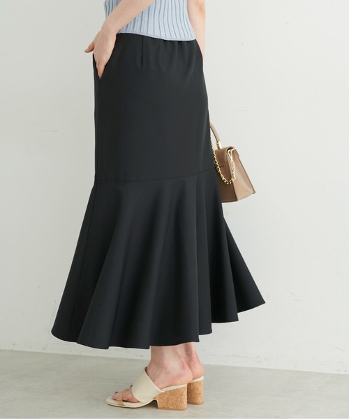 FREE'S MART(フリーズマート)の「【Sシリーズ対応】◆ラッフルマーメイドスカート(スカート・レディース・ベージュ/ブラック/ピンク・MEDIUM/X-SMALL/SMALL)」の10枚目の写真