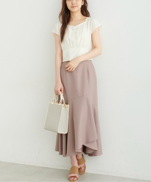 FREE'S MART(フリーズマート)の「【Sシリーズ対応】◆ラッフルマーメイドスカート(スカート・レディース・ベージュ/ブラック/ピンク・MEDIUM/X-SMALL/SMALL)」の22枚目の写真