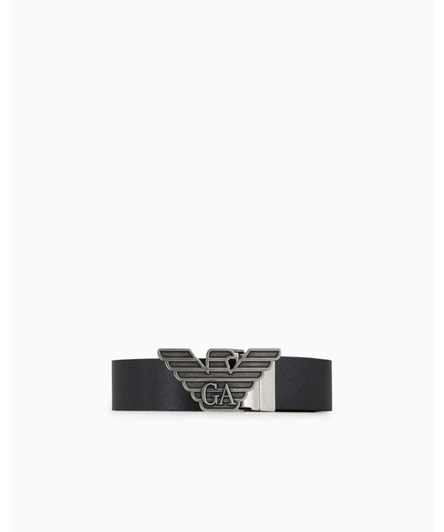 EMPORIO ARMANI(エンポリオアルマーニ)の「【エンポリオ アルマーニ】ギフトボックス サフィアーノレザー製 リバーシブルベルト&付け替えバックル(ベルト・メンズ・ブラック・FREE)」の5枚目の写真