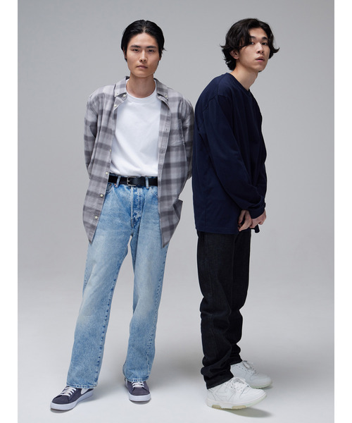 GAP（ギャップ）の「ウォッシュウェル '90S ルーズデニム（デニムパンツ・メンズ・ライトインディゴブルー・29W 30L/30W 30L/31W 30L/32W 30L/33W 32L/28W 30L/34W 32L/32W 32L/36W 32L/31W 32L）」の5枚目の写真