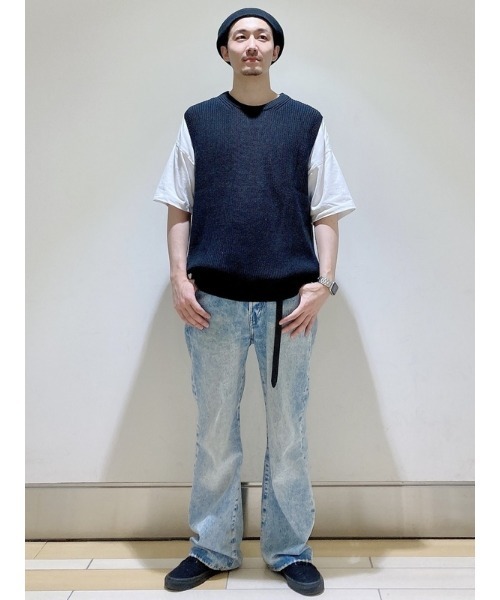 GAP（ギャップ）の「ウォッシュウェル '90S ルーズデニム（デニムパンツ・メンズ・ライトインディゴブルー・29W 30L/30W 30L/31W 30L/32W 30L/33W 32L/28W 30L/34W 32L/32W 32L/36W 32L/31W 32L）」の12枚目の写真