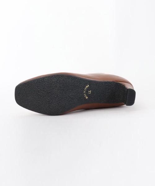 Pierrot（ピエロ）の「ジップレススクエアトゥロングブーツ（ブーツ・レディース・ブラック/ブラウン/ベージュ・S/M/L/LL）」の5枚目の写真