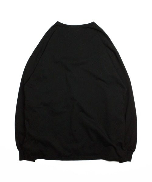 Universal Style Wear（ユニバーサルスタイルウェア）の「Universal Style Wear 尾州 ビシュウ ロンTee (MADE IN JAPAN)（Tシャツ/カットソー・メンズ・ブラック/オフホワイト/杢グレー・MEDIUM/LARGE/X-LARGE）」の16枚目の写真