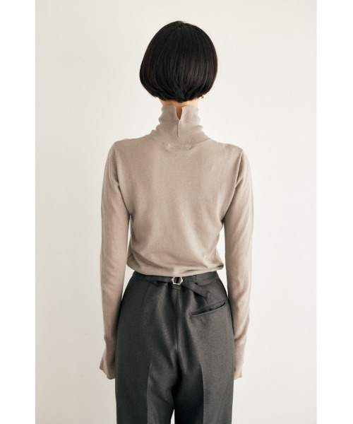 M_（エムアンダーバー）の「【M_】TURTLE ニット（ニット/セーター・レディース・オフホワイト/ブラック/グレー・FREE）」の9枚目の写真