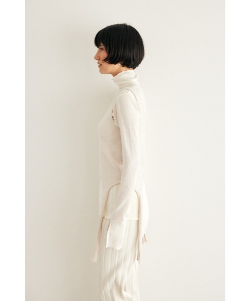 M_（エムアンダーバー）の「【M_】TURTLE ニット（ニット/セーター・レディース・オフホワイト/ブラック/グレー・FREE）」の19枚目の写真