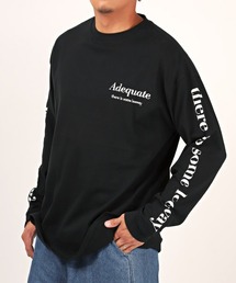 袖ロゴプリントロンT