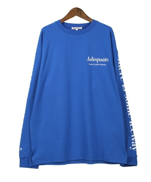 LUXSTYLE(ラグスタイル)の「袖ロゴプリントロンT(Tシャツ/カットソー・メンズ・ホワイト/ブラック/ブルー/グリーン・L/M)」の13枚目の写真