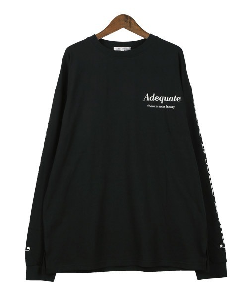 LUXSTYLE(ラグスタイル)の「袖ロゴプリントロンT(Tシャツ/カットソー・メンズ・ホワイト/ブラック/ブルー/グリーン・L/M)」の14枚目の写真