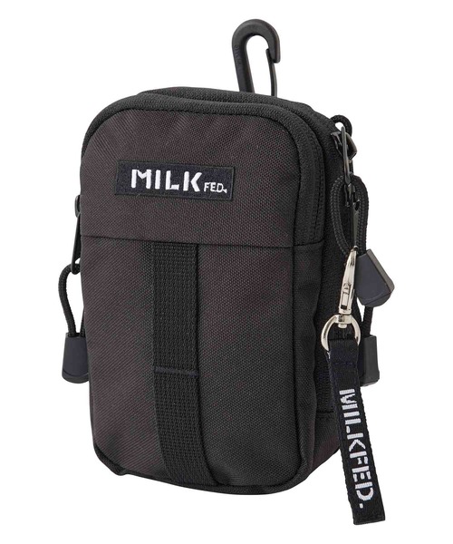 MILKFED.(ミルクフェド)の「ACTIVE MOLLE UTILITY POUCH(ショルダーバッグ・レディース・ライトパープル/ライトグリーン/ブラック/ライトピンク・ONE SIZE)」の2枚目の写真