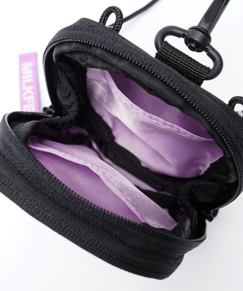 MILKFED.(ミルクフェド)の「ACTIVE MOLLE UTILITY POUCH(ショルダーバッグ・レディース・ライトパープル/ライトグリーン/ブラック/ライトピンク・ONE SIZE)」の18枚目の写真