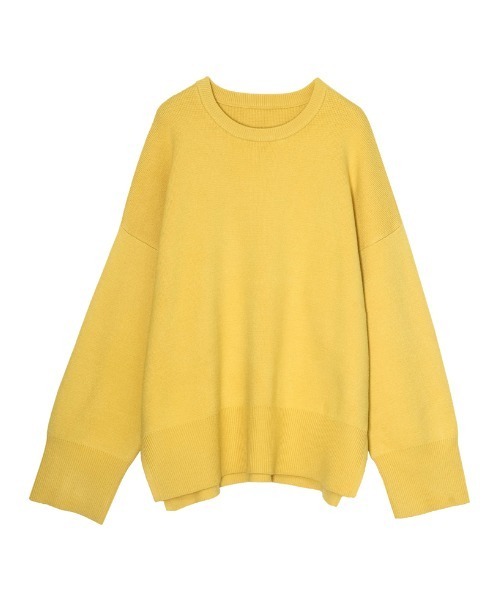 [神山まりあさん着用]ミラノリブスウェットニットプルオーバー