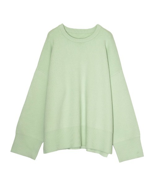 [神山まりあさん着用]ミラノリブスウェットニットプルオーバー