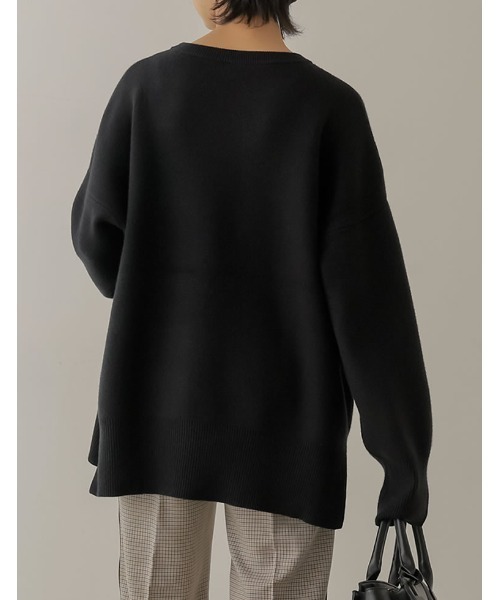 [神山まりあさん着用]ミラノリブスウェットニットプルオーバー