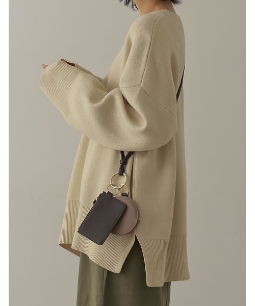 [神山まりあさん着用]ミラノリブスウェットニットプルオーバー