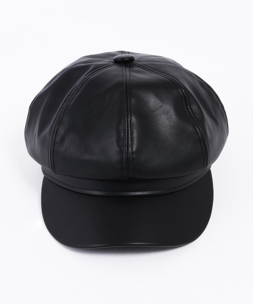 WC（ダブル シー）の「PUキャスケット（キャスケット・レディース・ブラック・FREE）」の3枚目の写真