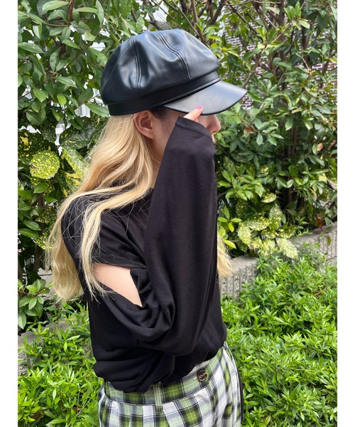 WC（ダブル シー）の「PUキャスケット（キャスケット・レディース・ブラック・FREE）」の9枚目の写真