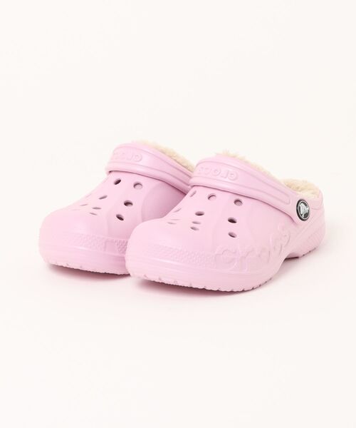 crocs(クロックス)の「《crocs》クロックス バヤ ラインド クロッグ キッズ(サンダル・キッズ・ネイビー/チャコールグレー/ホワイト/ピンク/ライトピンク・18.0cm/18.5cm/19.5cm/19.0cm/21.0cm/20.0cm)」の5枚目の写真