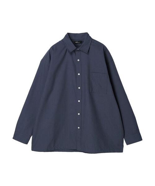 CRAFT STANDARD BOUTIQUE(クラフトスタンダードブティック)の「T/Rレギュラーカラーシャツ *(シャツ/ブラウス・メンズ・アイボリー/ブルーグレー/ダークグリーン/チャコールグレー・M/L/LL)」の21枚目の写真