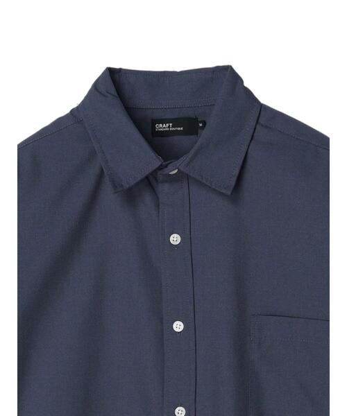 CRAFT STANDARD BOUTIQUE(クラフトスタンダードブティック)の「T/Rレギュラーカラーシャツ *(シャツ/ブラウス・メンズ・アイボリー/ブルーグレー/ダークグリーン/チャコールグレー・M/L/LL)」の19枚目の写真