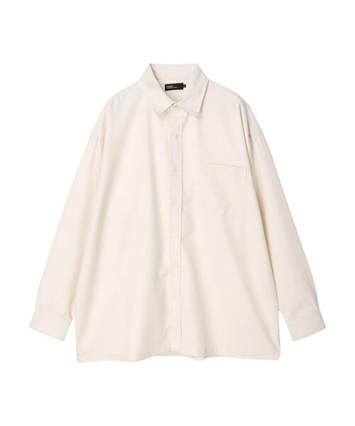 CRAFT STANDARD BOUTIQUE(クラフトスタンダードブティック)の「T/Rレギュラーカラーシャツ *(シャツ/ブラウス・メンズ・アイボリー/ブルーグレー/ダークグリーン/チャコールグレー・M/L/LL)」の8枚目の写真