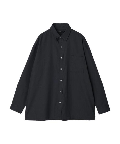 CRAFT STANDARD BOUTIQUE(クラフトスタンダードブティック)の「T/Rレギュラーカラーシャツ *(シャツ/ブラウス・メンズ・アイボリー/ブルーグレー/ダークグリーン/チャコールグレー・M/L/LL)」の7枚目の写真