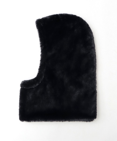 A.M.S.（エーエムエス）の「ふわふわ フェイクファー ビッグシルエット フーディー（ネックウォーマー/スヌード・メンズ・カーキ/グレー/ベージュ/ブラック・FREE）」の14枚目の写真