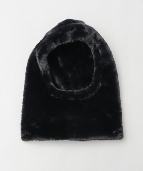 A.M.S.（エーエムエス）の「ふわふわ フェイクファー ビッグシルエット フーディー（ネックウォーマー/スヌード・メンズ・カーキ/グレー/ベージュ/ブラック・FREE）」の11枚目の写真