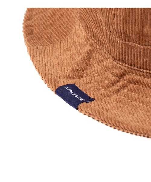 APPLEBUM（アップルバム）の「Arch Logo Corduroy Hat（ハット・メンズ・モカ/ライトグレー/ブラック・FREE）」の6枚目の写真