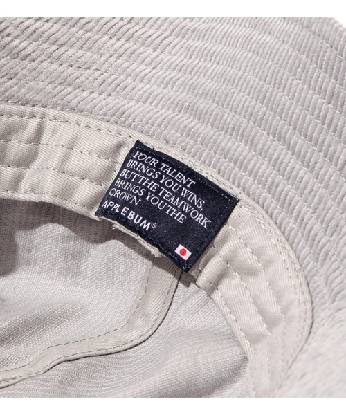 APPLEBUM（アップルバム）の「Arch Logo Corduroy Hat（ハット・メンズ・モカ/ライトグレー/ブラック・FREE）」の16枚目の写真