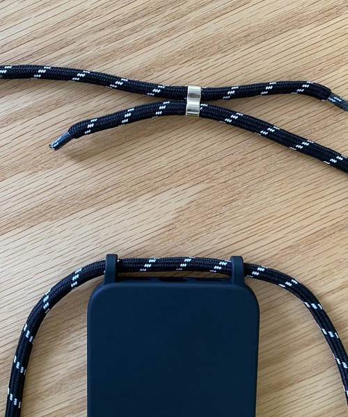 TeddyShop（テディショップ）の「【iPhone14/13用】ハイブリッドグラデーションネックストラップ付ケース（スマホケース/カバー・メンズ・イエロー×グリーン/パープル/ブラック×ブルー/ネイビー/ピンク・ONE SIZE）」の17枚目の写真