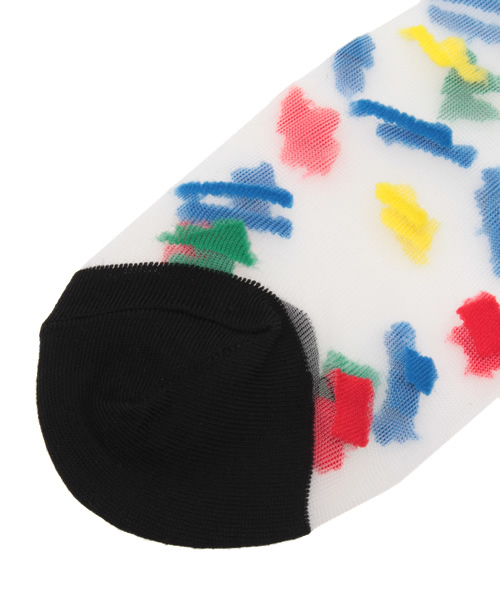 WEGO（ウィゴー）の「WEGO/マルサンカクシースルーソックス（ソックス/靴下・レディース・その他1/その他2/その他3/その他4・FREE）」の6枚目の写真